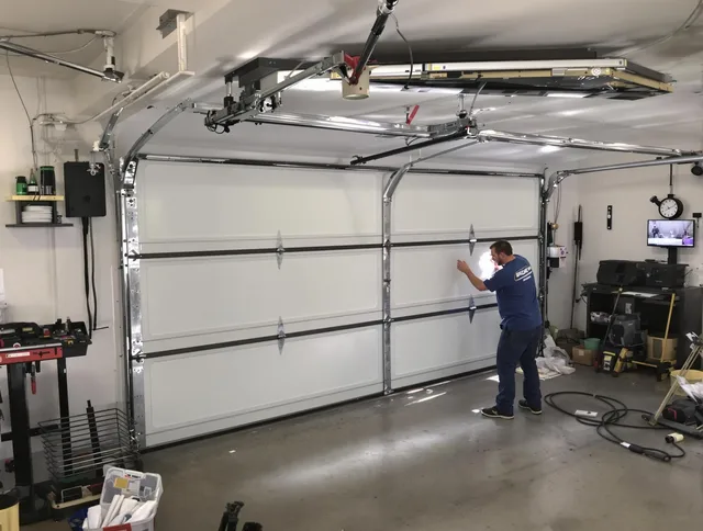 Professional garage door repair service by Bethel Garage Door Repair in Bethel
