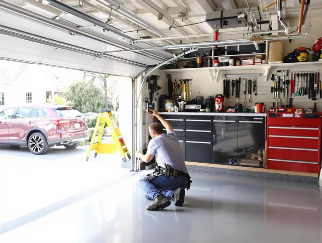 Local garage door repair service by Bethel Garage Door Repair in Bethel