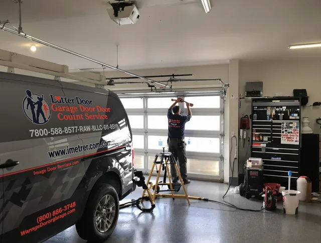 Bethel Garage Door Repair team performing same-day garage door repair in Bethel